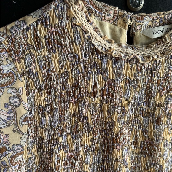 DAVI & DANI knee length dress flutter sleeves size Medium - Picture 4 of 11